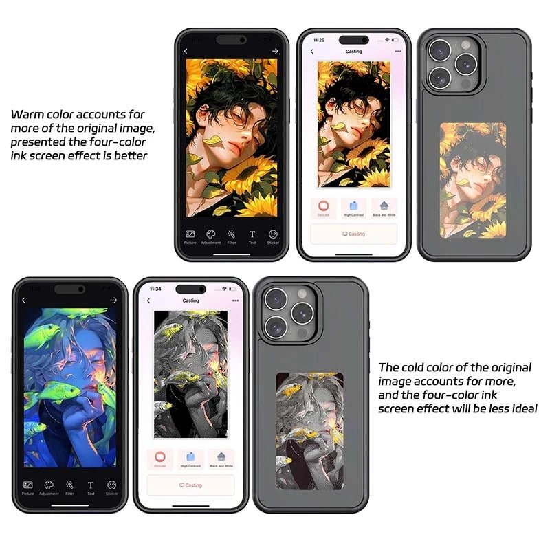E - Ink Screen Phone Cover - trendi one