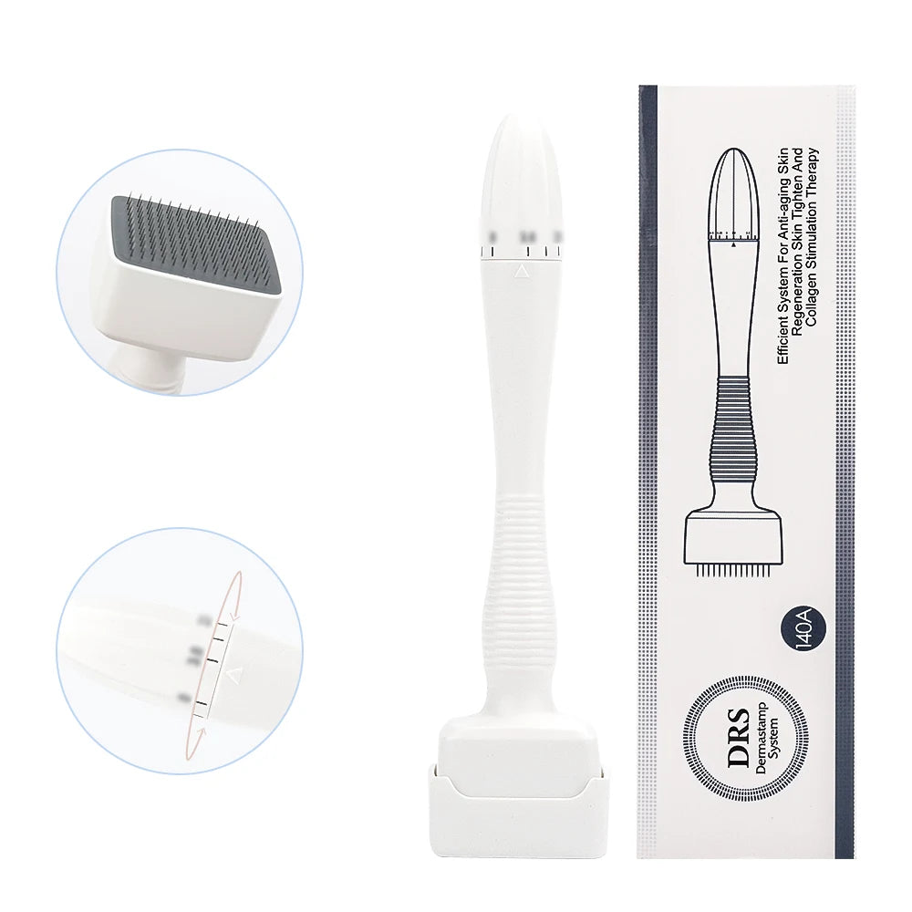 140 Adjustable Needle Microneedle for Anti-Aging Wrinkle and Hair Loss Therapy