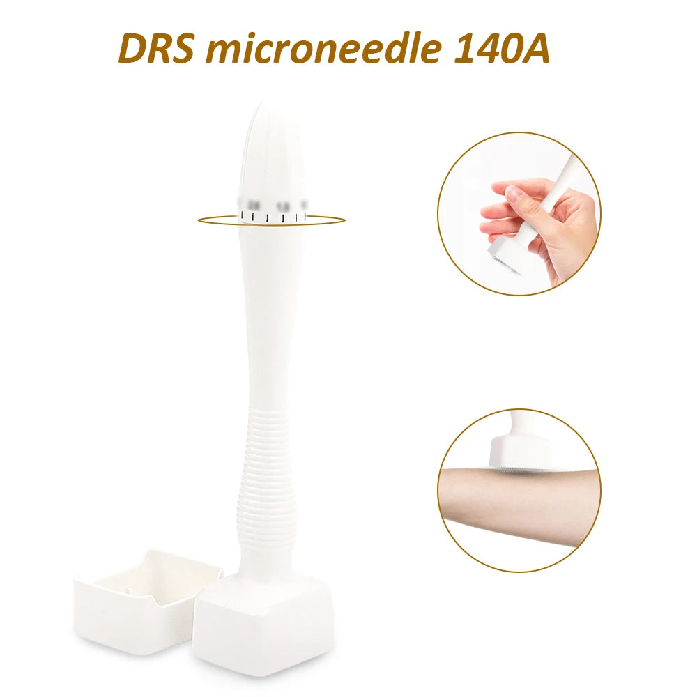 140 Adjustable Needle Microneedle for Anti-Aging Wrinkle and Hair Loss Therapy